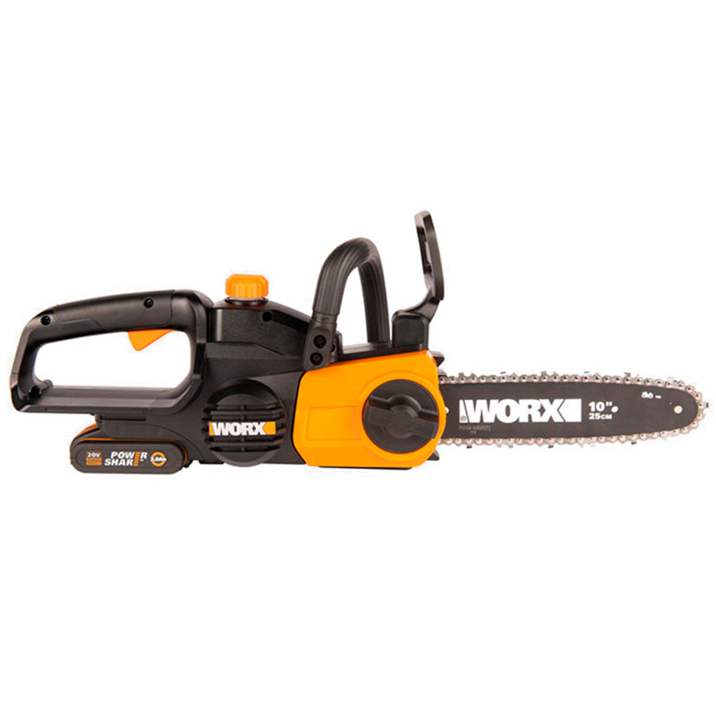 Цепная пила компактная WORX WG322E 20V (25см) аккумуляторная