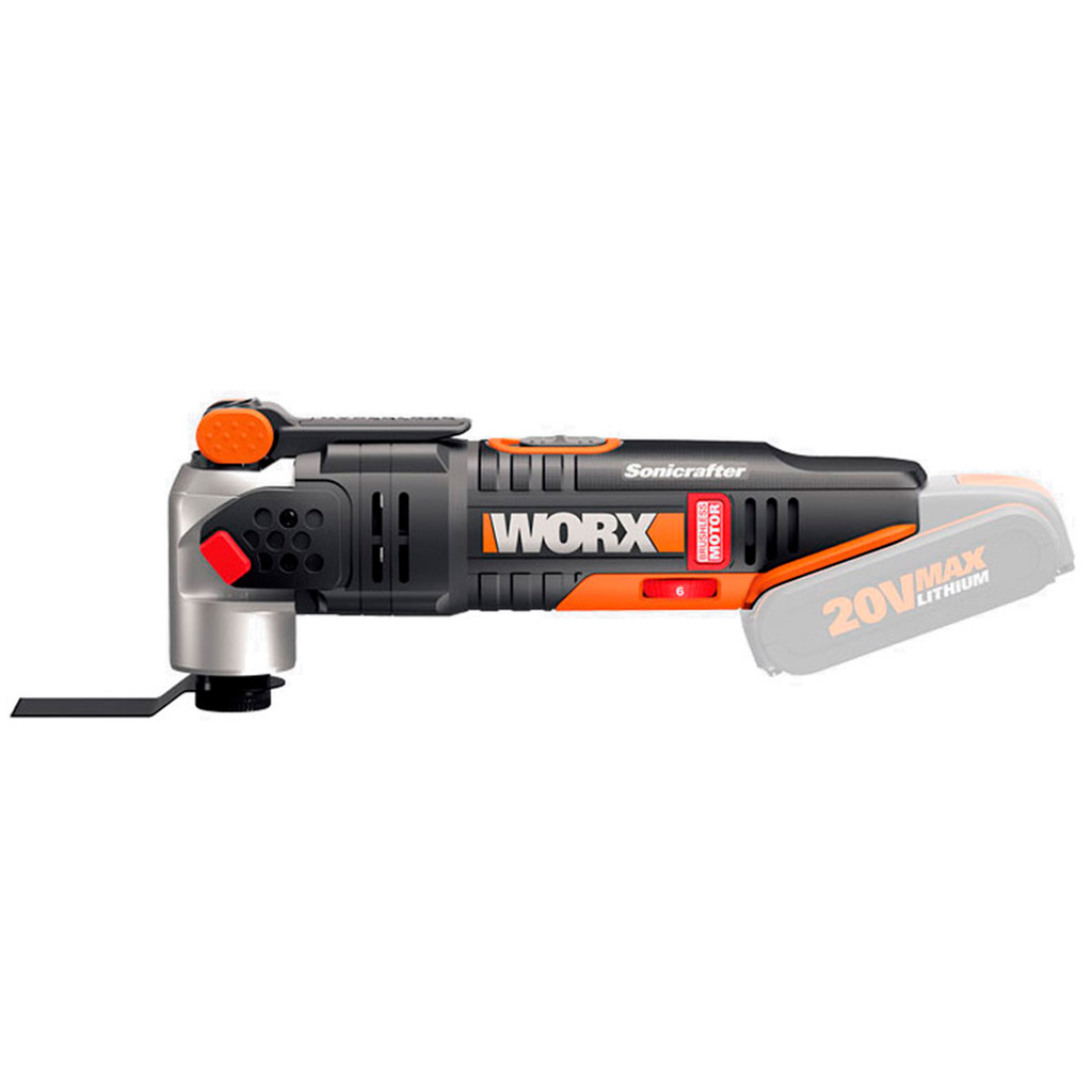 Реноватор WORX WX693.9 20V (250Вт) бесщеточный аккумуляторный