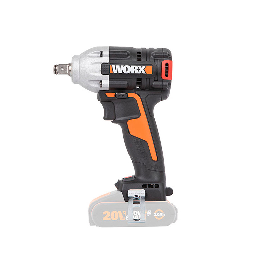 Гайковерт бесщеточный ударный WORX WX272.9 20V (300Нм) аккумуляторный