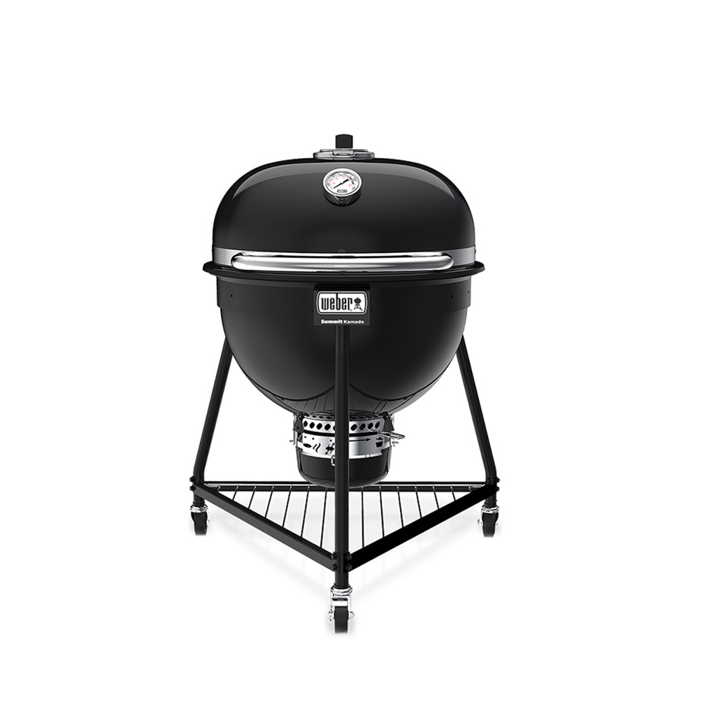 Угольный гриль Weber Summit Kamado E6 черный