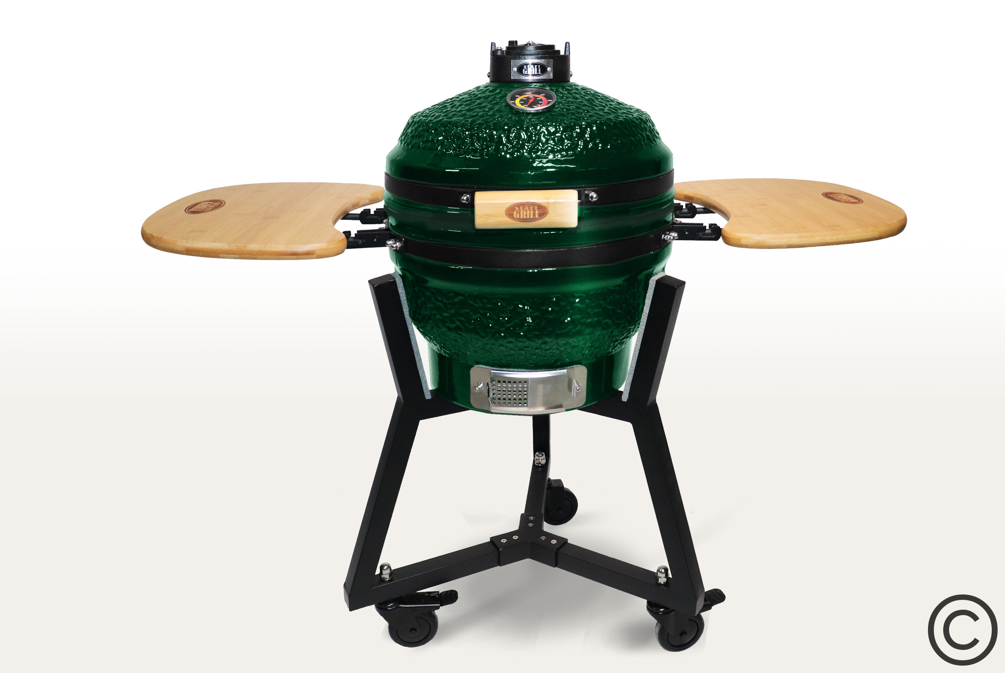 Керамический гриль Start Grill SG PRO, 39,8 см / 16 дюймов (зеленый)