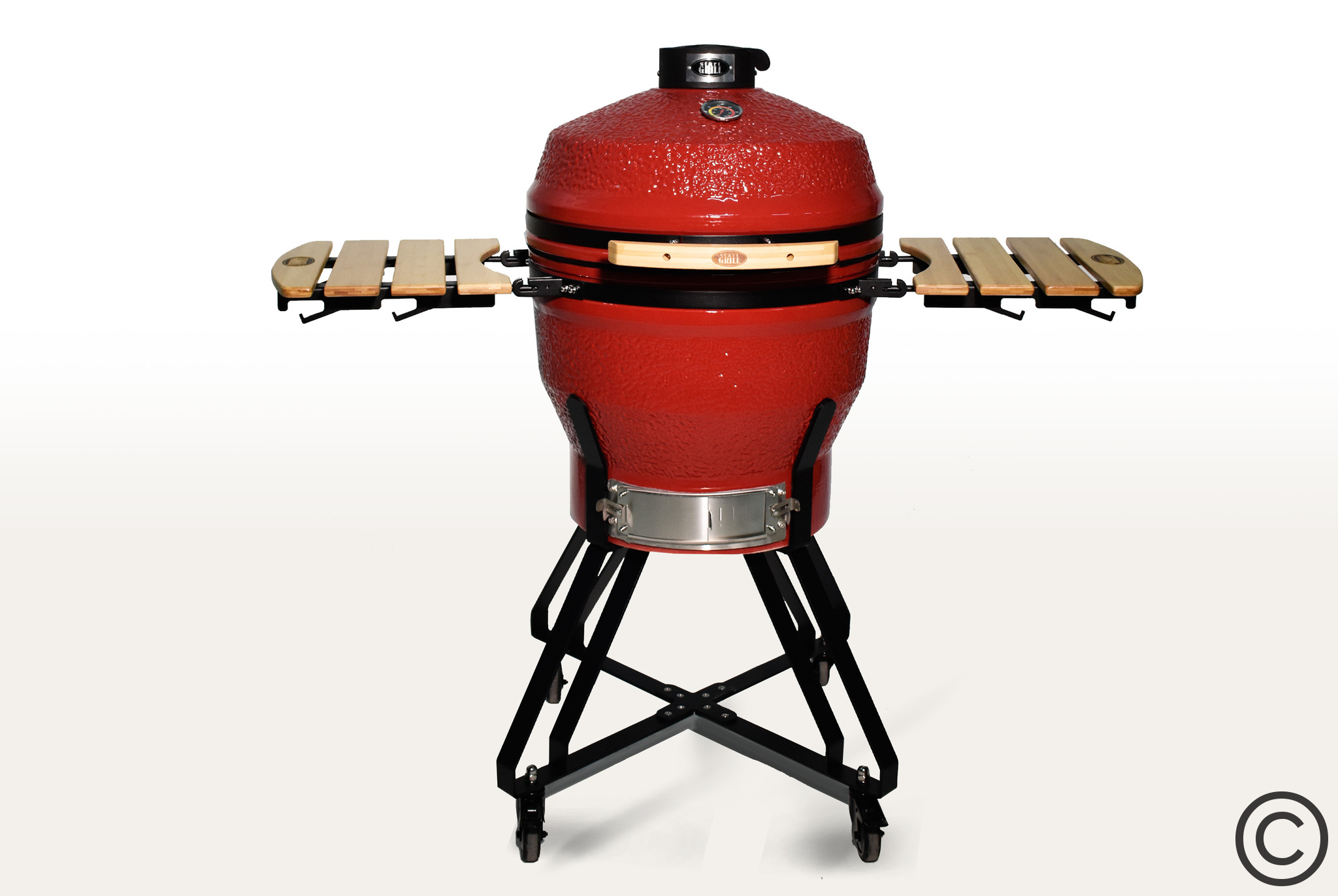 Керамический гриль Start Grill SG PRO, 56 см / 22 дюйма (красный)