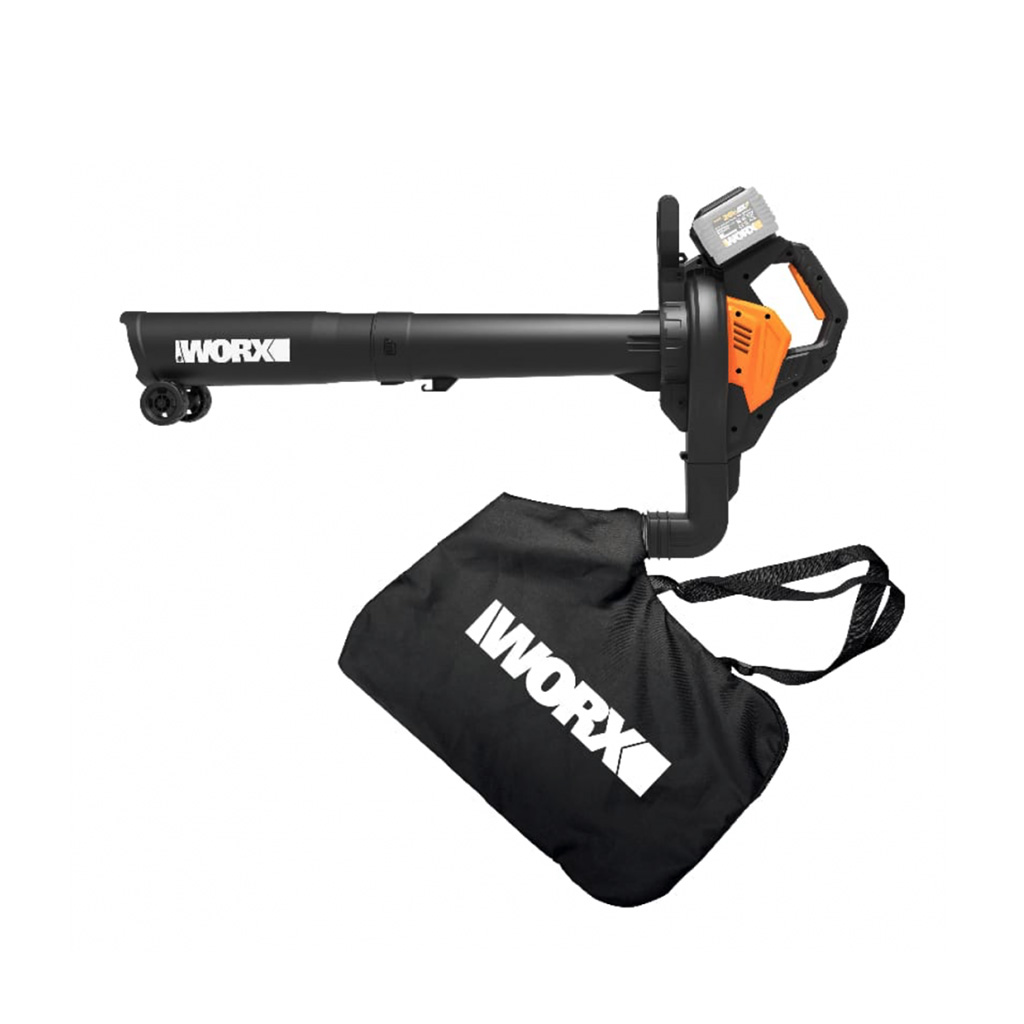 Воздуходувка садовый пылесос WORX WG583E.9 40V (335км/ч) бесщеточная аккумуляторная